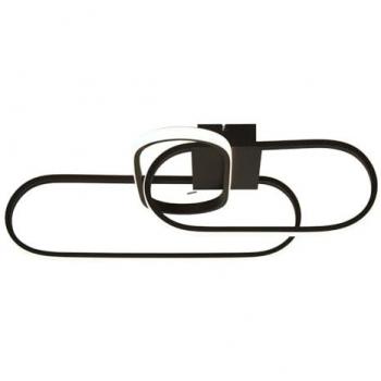 Luz de Techo LED Clip Moderna de Aluminio Negro 36,73W 3000-4500-6500K
