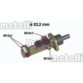 Cilindro principal de freno Metelli 05-0417, compatible con CIFAM 202-417, incluye cilindros de freno principal y piezas de repuesto
