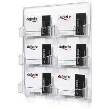 Deflect-o - Soporte de pared para tarjetas de visita