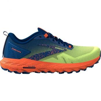 Brooks Cascadia 17 Men's Trail Running Shoes Blue Green Size 45.5 EUR