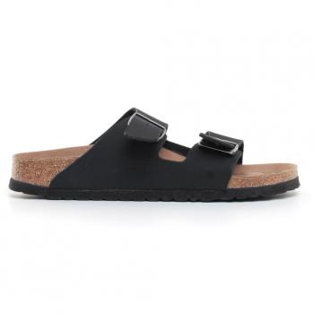 Pantoleta Unisex Birkenstock Arizona Vegana Negra Talla 10 US
