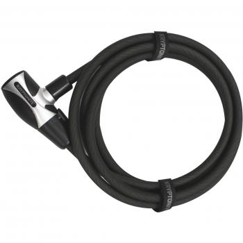 Kryptonite Kryptoflex 1518 - Cable con candado, color negro