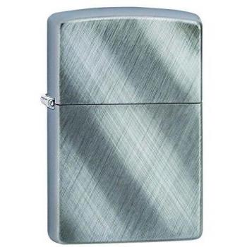 Zippo Diagonal Weave Mechero, Metal, 3.5x1x5.5 cm