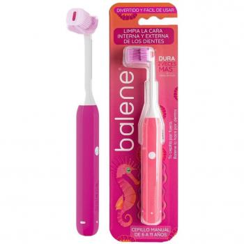 Balene Kids Cepillo Dental para Niños Color Rosa Fucsia