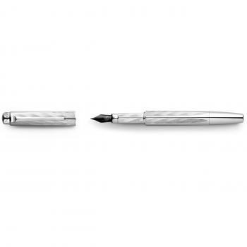 Pluma caran d'ache rnx316 pvd steel version grabado guilloche punta media