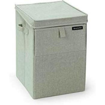 Brabantia Caja apilable para la Colada, Tela, Verde, 35 L