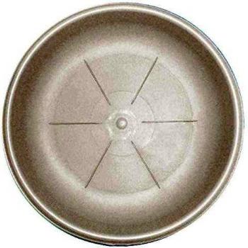 Plato de plástico blanco para maceta de 40 cm - diámetro 35 cm
