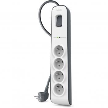 Protector de sobretensión Belkin BSV400 - 4 tomas CA, 2 m