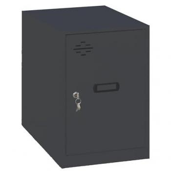 Casillero SIMONLOCKER MON. MINI 475x300x500 mm ANT/ANT - Antracita, Amario Metálico Pequeño, Incluye Llave, Montada