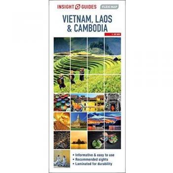 Mapa Flexi Insight de Vietnam, Laos y Camboya