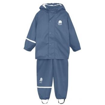 Conjunto de Traje de Lluvia Básico Junior 2 Piezas Poliester Azul Oscuro Talla 90