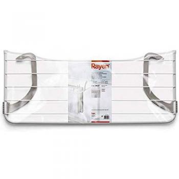 Rayen | Tendedero para radiadores y Balcones | Tendedero para pequeñas coladas | Superficie de Secado de 4 m | para Interior y Exterior | 54,5 x 35 x 13,5 cm