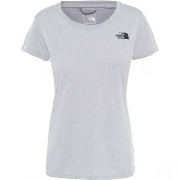 The North Face Reaxion Amp Crew Camiseta, Mujer, TNFlightgreyhtr, XS