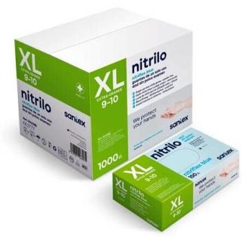 SANTEX 2000 INTERNACIONAL, S.L. Guante Nitriflex Azul S/polvo 100 Ud. T/xg Gd20be