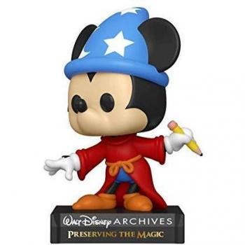 Funko- Pop Disney: Archives-Apprentice Mickey Figura Coleccionable, Multicolor