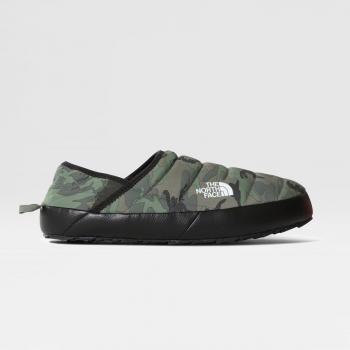 The North Face Men's Thermoball Traction Mule V Slippers in Thyme Camo Print, Size UK 9