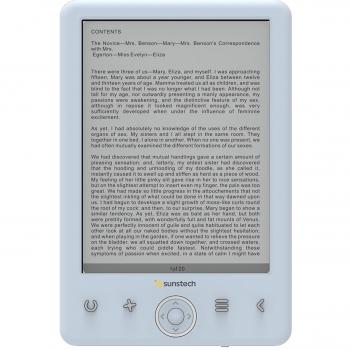 Sunstech EBI8LTOUCH - Libro electrónico de 6