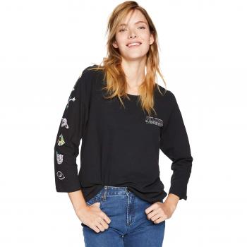 Volcom Pop Rocket Raglan Black L
