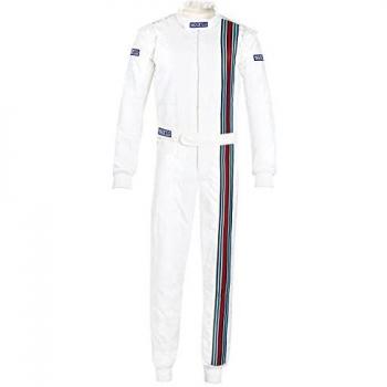 Traje de Competición Vintage R567 Talla 64 Blanco Sparco