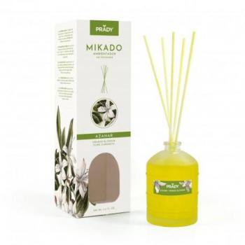 Prady Ambientador Mikado Azahar - Frasco de Cristal 100ml con Varitas Difusoras