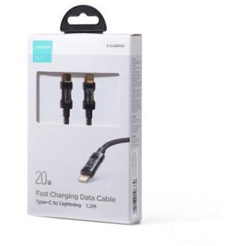 Cable Rápido Joyroom USB-C a Lightning PD 20W, 1.2m, Negro