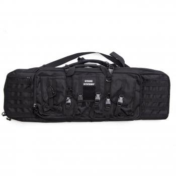 Sistemas de huelga Airsoft rifle de doble caso negro 105 cm x 32 cm Molle
