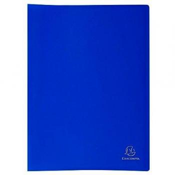 EXACOMPTA Lot de 8 Protège-documents A4 Polypro 80 pochettes 160 vues Bleu