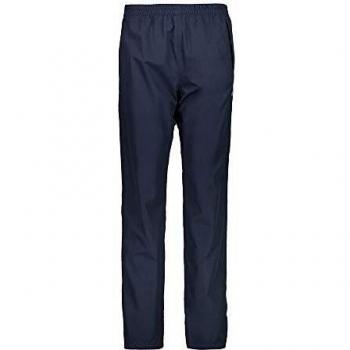 CMP Women's Waterproof Pants with Lining and Full-Length Side Zips, Black Blue, XS