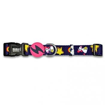 Collar de poliéster para perros Unicornio - Color Variado, Tamaño Pequeño