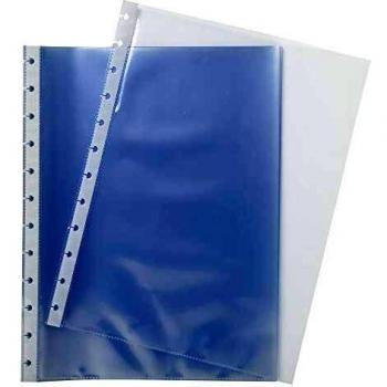 Exacompta 86134E - Recambio de 10 fundas para las carpetas de fundas con anillas, A4