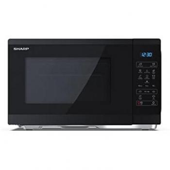 Microondas Sharp YC-MS252AE-B 25 L 900 W Negro con 11 niveles de potencia y función de descongelación