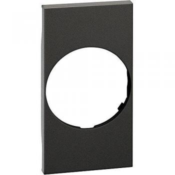 Cubierta Bticino Living Now para Antorcha Extraíble 2 Módulos Color Negro KG04