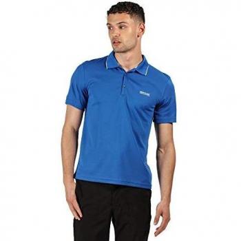 Regatta Maverick V-Polo Deportivo De Secado Rápido T-Shirts/Polos/Vests, Hombre, Nautical Blue, XXXL