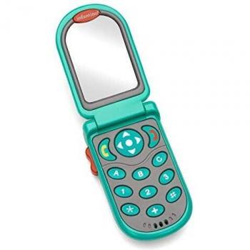 Infantino Flip & Peek Fun Teléfono, Verde azulado