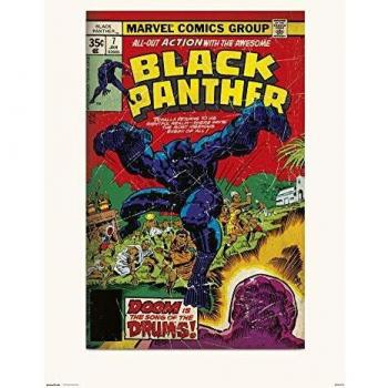 Grupo Erik Lámina Decorativa Black Panther 7, Marvel, 30 x 40 cm