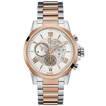 Reloj de Hombre Guess Y08008G1, Cuarzo, Diámetro 42 mm, Pulsera Acero Bicolor