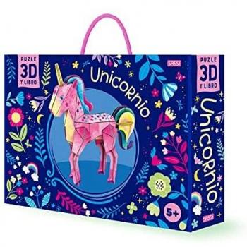 unicornio 3d niños maquet