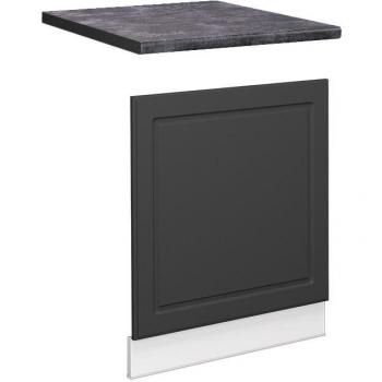 Panel Frontal Fame-Line Antracita-Oro 60 cm para Lavavajillas Vicco