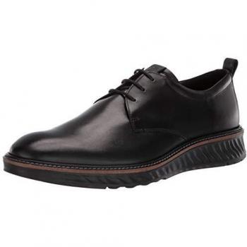 ECCO Men's ST. 1 Hybrid Plain Toe Shoe Size 6 Leather Black