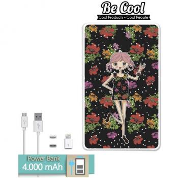 Becool® - Batería Externa Power Bank 4000 mah + Gratis 1 cable USB-MicroUsb