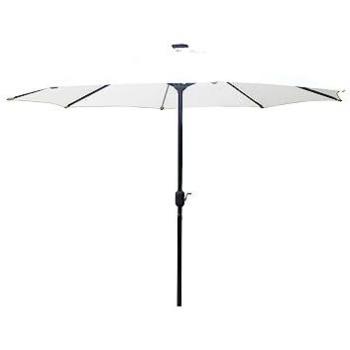 Sombrilla redonda con LED 2,92 m color crudo Manarola