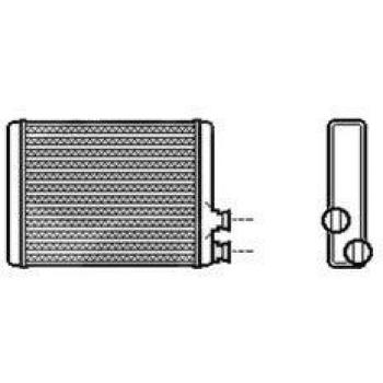 Radiador de calefacción VAN WEZEL 09006286 para CITROËN DS3 y C3 II, intercambiador de calor interior