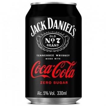 Jack Daniel's Tennessee Whiskey and Cola Premixed Cans 330ml