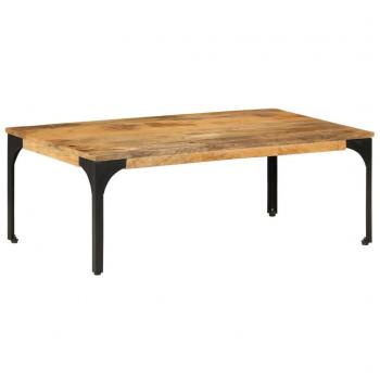Mesa de centro de madera maciza mango 100x55x35 cm Vidaxl Marrón