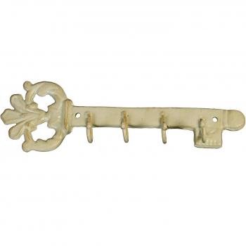 PAME 36970 - Perchero de hierro decapé, 23 x 7 x 4 cm