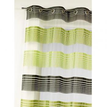 Visillo de Organza con Rayas Horizontales Finas - 140 x 240 cm