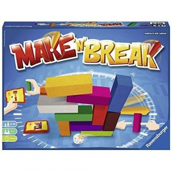 Ravensburger- 26764 Juego Make'n Break, Juego de Habilidad, Juego de Mesa, 2-5 Jugadores, Edad 8+, Version Española