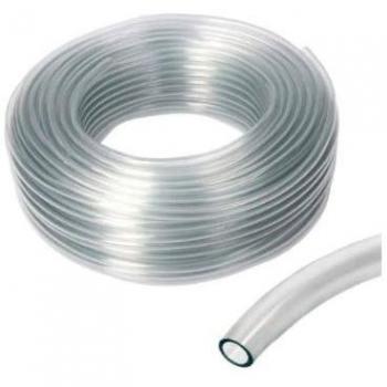 Suinga Manguera Cristal Transparente PVC 10x16mm 25m Conducción Líquidos Gasolina Diesel Aceite