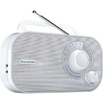 Blaupunkt BTA 6001 - Radio analógica portátil FM/AM, color blanco