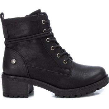 Botines Refresh 170145 para Mujer en Color Negro con Cierre de Cremallera y Tacón de 5cm Estilo Moderno